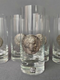 Krásná sada sklenic z foukaného křišťálu od Nastal (Německo) - 7