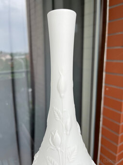 AK Kaiser Biskvitová Op-art váza Rosengarten 26.5 cm - 7