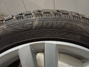 5x112r17 original VW TOURAN CADDY 225/45r17 zimni - 7