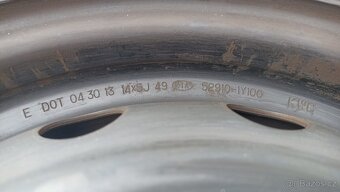 Pneu 165/60R14 s disky 14x5J ET49 - 7