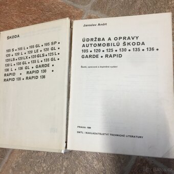 Údržba a opravy Škoda 105 120 130 Garde Rapid - 7