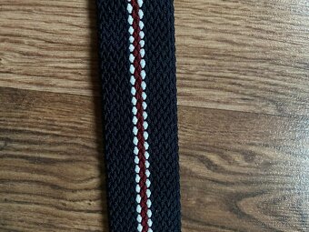 Nový pánský pružný opasek Bandi - modrý s pruhy, L/XL - 7