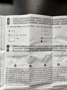 Dálkový ovladač na rolety a garážová vrata SIMU Control - 7