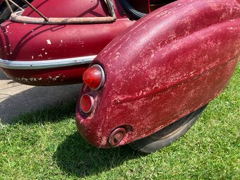 Jawa 350 / 354 kývačka 1956 + sidecar Velorex 560, s TP - 7