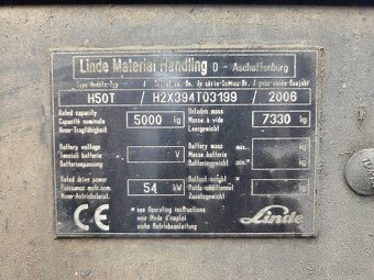 VZV Linde H50T - 7