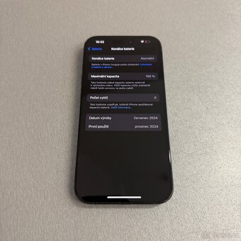 iPhone 15 Pro 128GB, bez škrábance, 100% baterie - 7