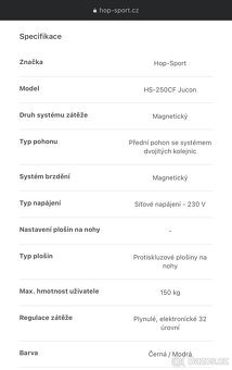 Eliptický trenažér s podložkou a hrudním pásem - 7