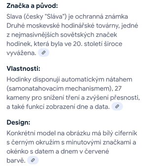 Hodinky značky: Slava - 7