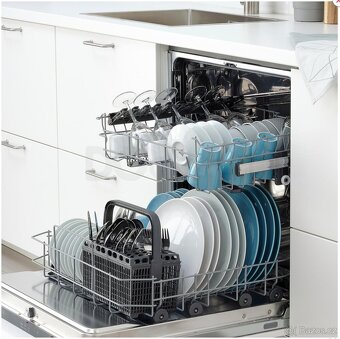 IKEA LAGAN vestavěná dotyková myčka 60 cm automatické dvířka - 7