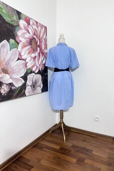Košilové bavlněné šaty Emily Van Den Bergh - 7