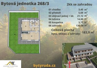 Prodej, Byty 2+kk, 184 m² - Železná Ruda, ev.č. 00033 - 7