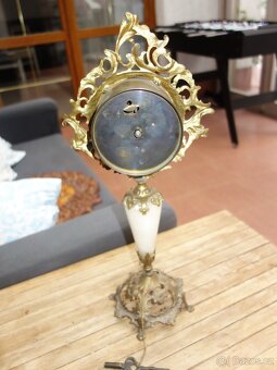 Staré hodiny stolní, krbovky - 7