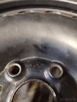4 ks Ocelové/plechové disky OE VW 5x112 - 7