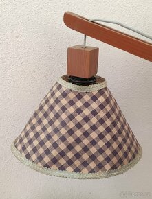 Lampa s poličkou nebo polička s lampou retro 200,- Kč - 7