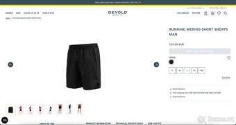 Nové sportovní kraťase Devold Running Shorts Man vel. XL - 7