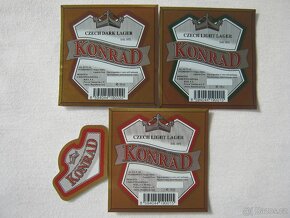 44x pivní etikety pivovar Konrád ČR+export katalogové - 7