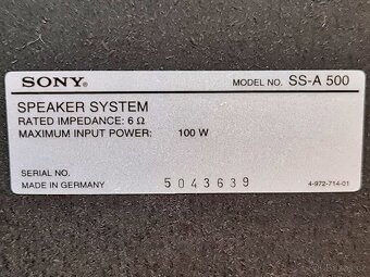 Reproduktory Sony SS-A 500, Germany - 7