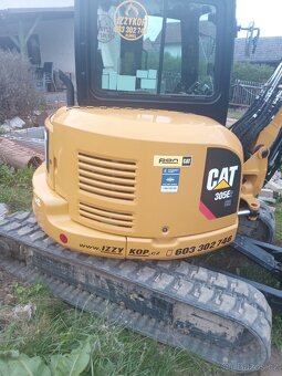 Pásový bagr Caterpillar 305 E2CR,rototilt. - 7