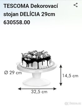 TESCOMA Dekorovací (otočný) stojan pod dort - 7