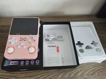 Handheld konzole R36S (verze ArkOS 2.0) +15000 her - růžová - 7
