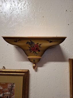Krbové hodiny Boulle s konzolí - 7