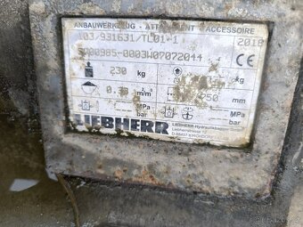 Podkopová lžíce, 75cm s upínáním Liebherr - 7