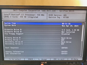historické PC Dell OptiPlex GX115 desktop plně funkční - 7