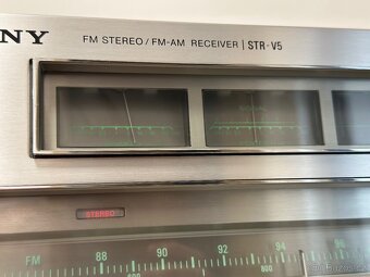 SONY STR-V5 ŠPIČKOVÝ VINTAGE STEREO RECEIVER - 7