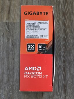 NOVÁ GIGABYTE Radeon RX 9070 XT GAMING OC 16G | ZÁRUKA ✅ - 7
