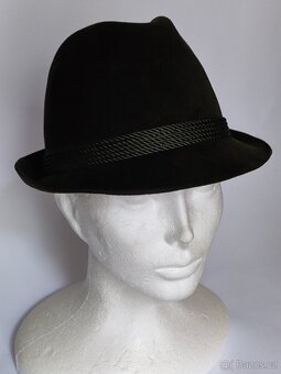 Elegantní klobouk, Rockel velur, tm. zelený, pošta 69.-, - 7