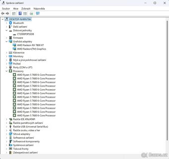 ☑️Herní PC RYZEN 5 7600,RX 7800XT 16 GB,32 GB DDR5,2 TB SSD - 7