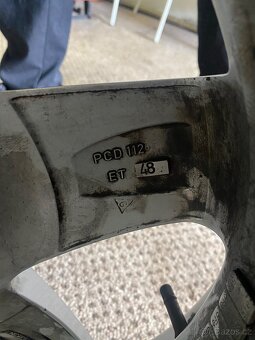 Prodám alu kola dezert 5x112 r17 - 7