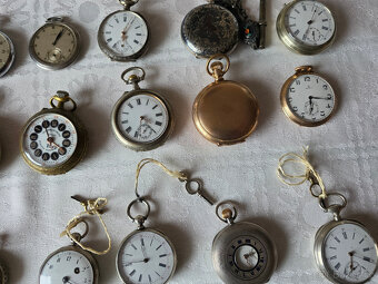 Staré kapesní hodinky. - 7