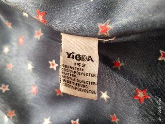 Bílá zimní bunda Yigga 146/152 - 7