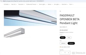 Luxusní značkové FAGERHULT závěsné svítidlo - 7