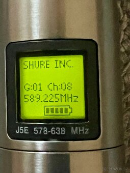 Mikrofon SHURE UR2/K8N = J5E Nový TOP - 7
