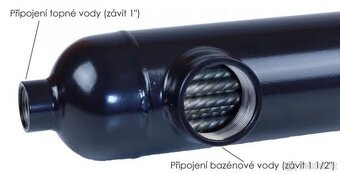 OHŘEV BAZÉNU, VÝŘIVKY,PC15.000,-BAZÉNOVÝ VÝMĚNÍK - 7