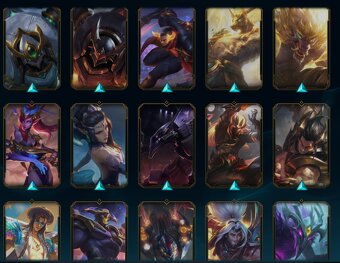 League of Legends účet S12 Master, all champs, 154 skinů - 7