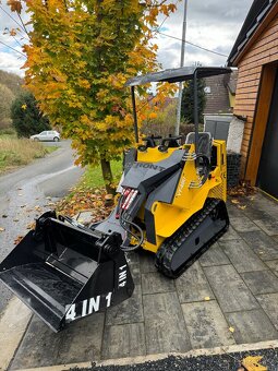 Smykový pásový nakladač sedadlový, lžíce 4v1. - 7