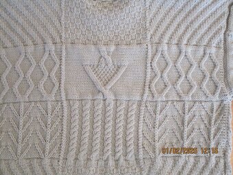 Pánský ručně pletený svetr - 7