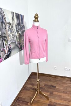 Kašmírový cropp kardigan Bottega Vel XS - 7