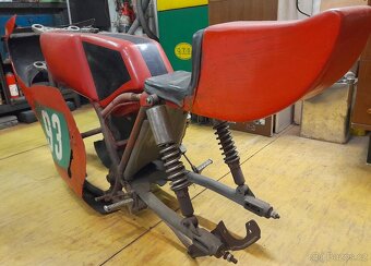 rám jawa pérák komunista závodní dobový silniční či motokára - 7