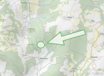 Lesní pozemek k.ú. Šerkovice 1.307m2 - 7
