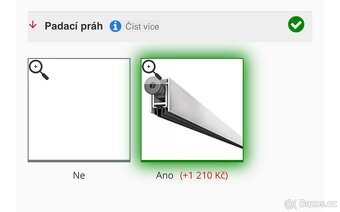 Nové bezfalcové dveře 80 L včetně obložky Erkado - 7
