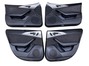 Sedačky černá kůže alcantara Audi A6 C7 4G avant r.v. 2012 - 7
