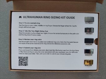 Zkušební sada Ultrahuman Ring Air Sizing Kit - 7