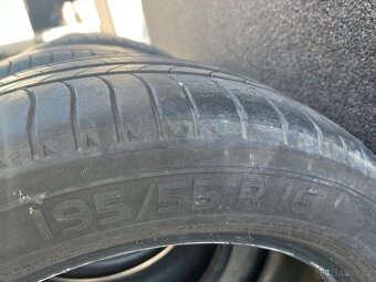 Michelin 195/55 r16 Letní sada pneu vzorek 6mm - 7