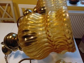 Starý mosazný lustr z 80 let - 7