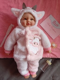 Realistická Reborn panenka ovečka - 7