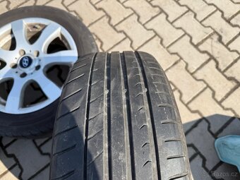 4x al kola 5x114.3 16 + pneu letní 205/55 R16 - 7